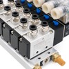 Baomain 5 Space Pneumatic Solenoid Valve 4V210-08 AC 110V PT1/4
