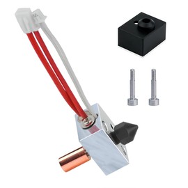 Newwish Sprite Extruder/Pro Heater Block Ender 3 S1 Hotend Upgrade Kit for Ender 3 S1/Ender 3 S1 Pro/S1 Plus/CR-10 Smart Pro/Sermoon V1 Hotend,Bi-Metal Heatbreak,MK8 Hardened Steel Nozzle 0.4mm,300℃