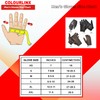 COLOURLINX Kevlar Lined Cut Resistant Leather Gloves Anti Slash Heat