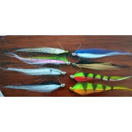 Unbranded 8- 8"  Weedless Flies Weighted Flies Pike Flies Bass Saltwater Flies