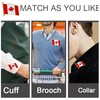 10PCS Canada Maple Leaf Flag Pins - Canadian Lapel Pins