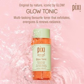 Pixi Glow Tonic Balancing Face Toner Glycolic Acid for Glowing Skin Daily Brightening Toner (3.4 fl oz 100ml) Size / 광채 피부 데일리 브라이트닝 토너를 위한 픽시 글로우 토닉 밸런싱 페이스 토너 글리콜산 (3.4 fl oz  100ml) Size
