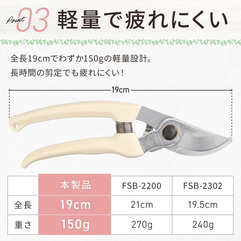 Small Lightweight Pruning Shears (High Carbon Steel)