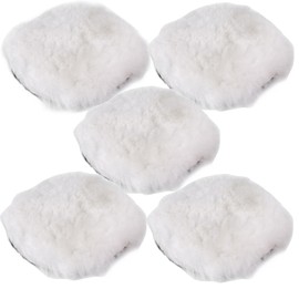 OxoxO 7"/180mm Wool Buffing Pad Polishing Buffer Soft Woolen Pad Set (5pcs)