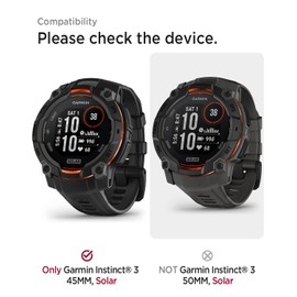 Miimall - Funda compatible con Garmin Instinct 3 Solar, funda protectora de TPU suave anticaída para reloj inteligente Instinct 3 Solar de 45 mm para hombres y mujeres, color azul DaBlue