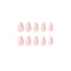 JUSTOTRY 24 Pcs Almond Shape Classical French Press on Nails,