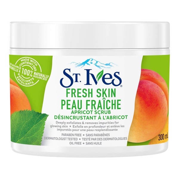 St. Ives Fresh Skin Facial Scrub 300ml/10.14 Fl.oz {Imported from Canada}