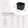 JLYZ Moon Fits for Picotin Bag Insert Organizer For Hermes(18,Black)