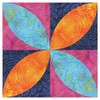 AccuQuilt Orange Peel Go! Fabric Cutting Dies, 4.5-Inch by 4.5-Inch
