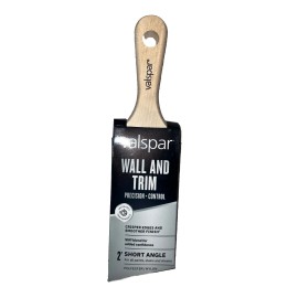 Valspar (2 Pack) VALSPAR 2" WALL AND TRIM Short ANGLE BRUSH; All PAINTS, STAINS & SHEENS