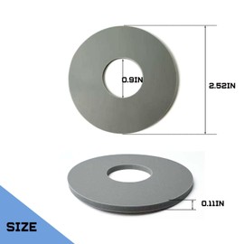 NPSNGSJY 9BU064E Toilet Flush Valve Seal Gasket Fit for Toto Aquia Toilets ST464M 412M 413M 416M Flush Tank Main Valve Silicone Gasket Replacement 9BU102E 2Pcs