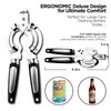 Zoiwdur Jar Opener, Multi Jar Opener for Weak Hands, Stainless