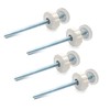 4 Pack Pressure Gates Threaded Spindle Rods M8 (8 mm),