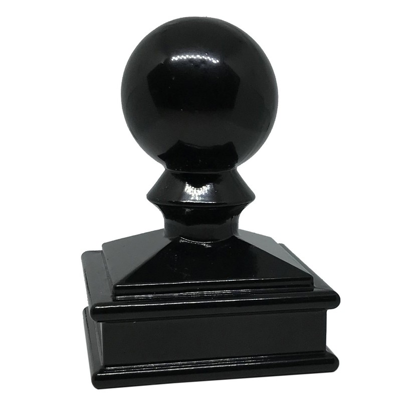 2" x 2" Aluminium Ball Top Post Cap for Metal