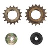 2PCS Freewheel Left Drive Adapter Set Iron 16T 18T Bike