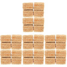 ibasenice 32 Pcs Doll House Straw Bale Model Scene Mini House Haystacks, Multi-Color, 3x8x2cm, for Autumn Decor and Diy Crafts