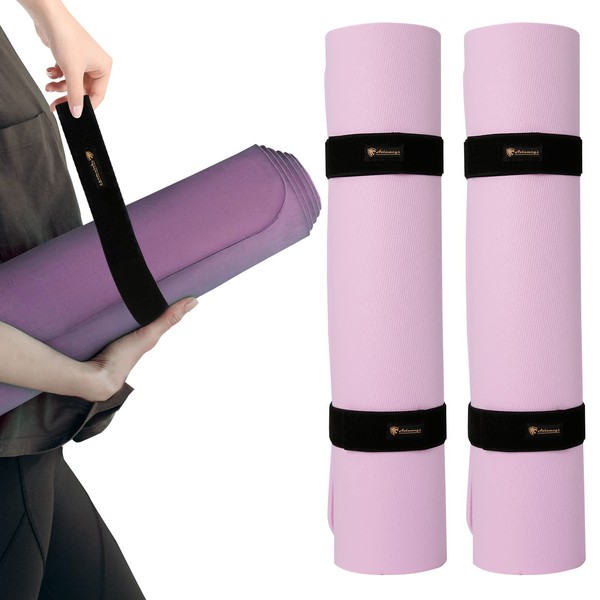 Aolamegs 23x2 Elastic Yoga Mat Strap - 4 Pack Hook