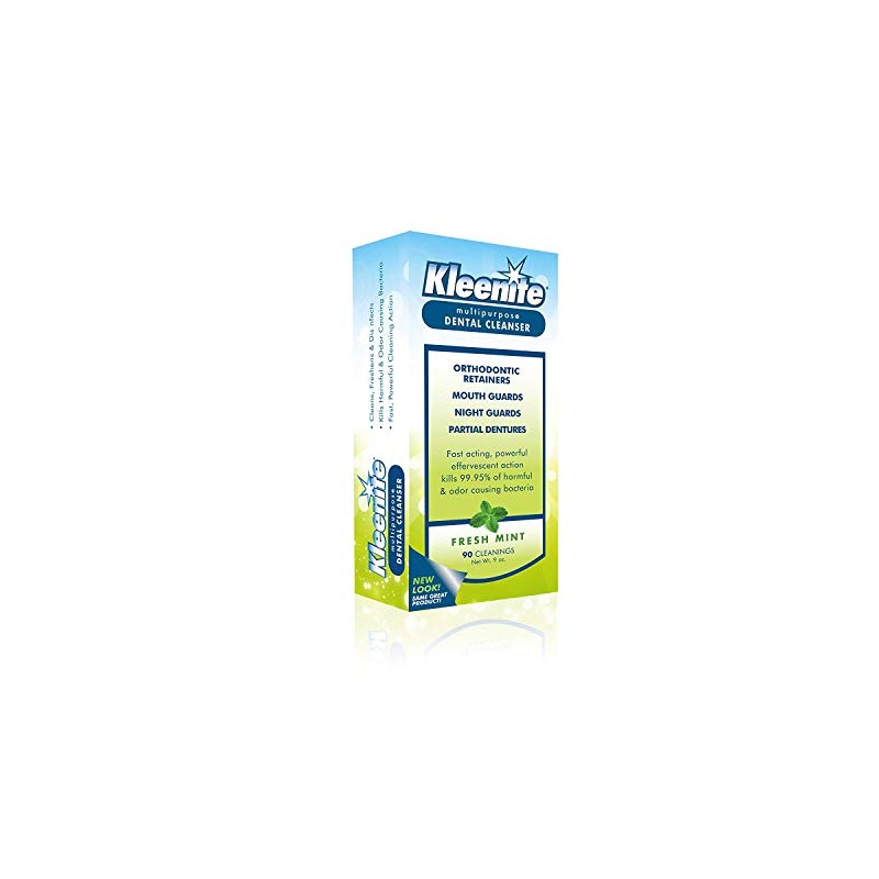 Kleenite Kleenite Dental Cleanser Fresh Mint, Fresh Mint 9 Oz,