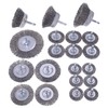 WENORA 20 Pack Wire Brush Wheel Cup Brush Set ,