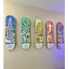 Transparent Skateboard Deck Hanger for Display