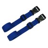 Webbing Strap with Quick Release Buckle, Pack of 2 (Blue,