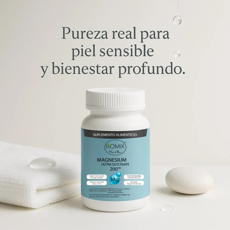 Ultra Glicinato De Magnesio Premium 100 Puro Biodisponible 90 Cpsulas