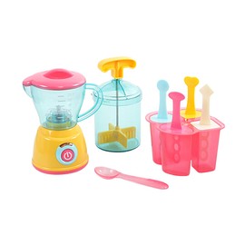 PLAY Ice Works 4-Shaped Ice Sticks Set & Blender | Kitchen Accessories for Toddlers & Kids | Ice Sticks and Blender Set for Kids Christmas Birthday Party Gift - 1.8 Pounds