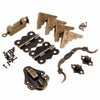 dophee Retro Decorative Lock, Latch Hasps, Pulls Handles, Hinges and