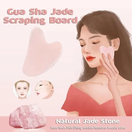 Jade Face Massage Roller Facial Massager Beauty Tool Body Eye Neck Gua Sha Board