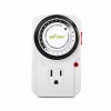 BN-LINK 24 Hr Plug in Mechanical Grounded Programmable Timer Indoor