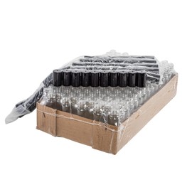 DMSOSTORE Glass Roll-on Bottle 10ML - Convenient Refillable Design, Durable Plastic Cap, Smooth Roller for Essential Oils, Perfumes, and Aromatherapy - Bulk Pack of 144