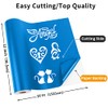 Huaxing Matte Blue Permanent Vinyl for Cricut, 12" x 50FT