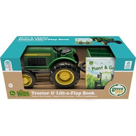 Green Toys John Deere Tractor & Board Book