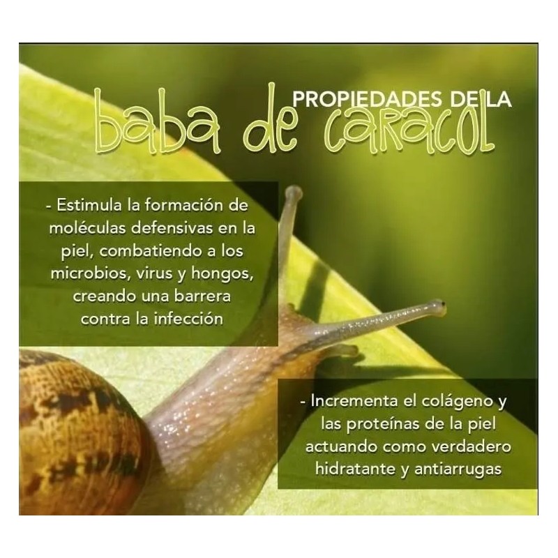 Crema Baba Caracol Corporal Aclarante Estrías Cicatrices Suave