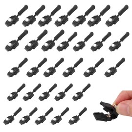 KASESSS 30 Pcs Zipper Pull Replacement, Zip Repair Kit, 3 Sizes Zip Puller Replacement, Removable Zip Replacement, Universal Spare Zipper Puller, Adjustable for Clothes, Pants, Wallets, Suitcases