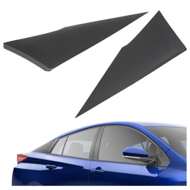 HECASA Rear Quarter Moldings Compatible with 2016-2022 Toyota Prius Prime AWD-e Outer Pillar Molding Cover Applique Window Trim Panel Replace for 62505-47012 62506-47012 Pair Driver & Passenger