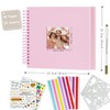 Miaikoe 25.5x25.5 cm DIY Scrapbook Album with Window Hardcover Kraft