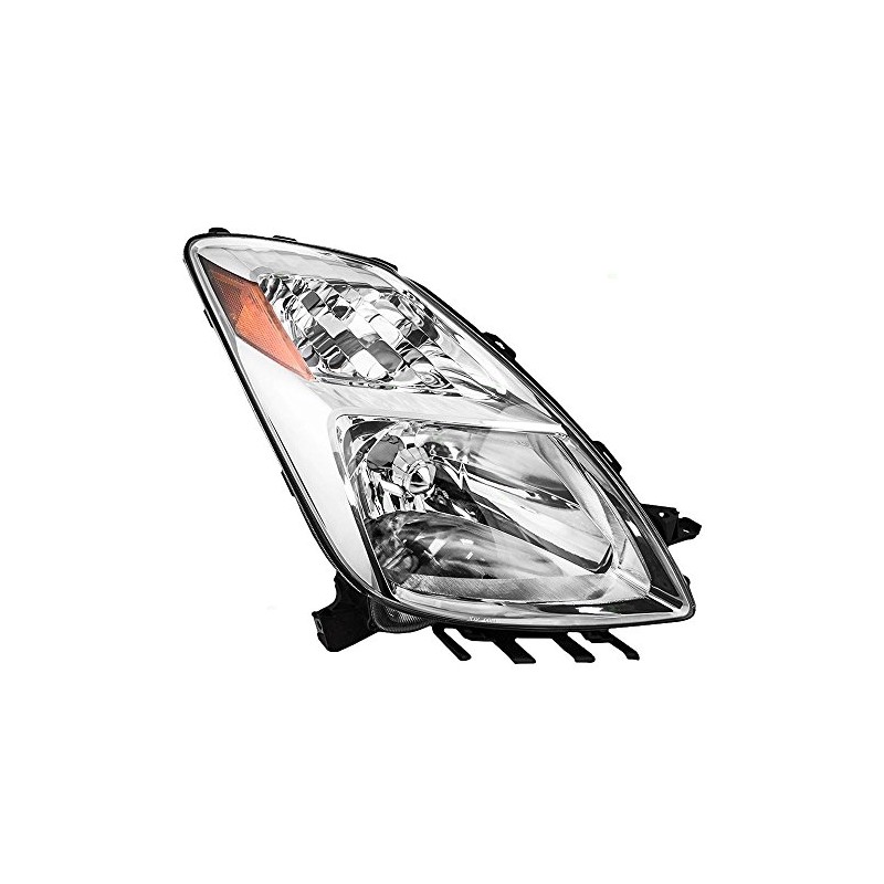 Brock Replacement Passengers Halogen Headlight Headlamp Compatible with Prius 81130-47070