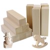 Carving Wood – Pack of 11 Wooden Block – Carving