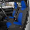 Motor Trend AquaShield Waterproof Front Seat Covers, Blue Seat Covers