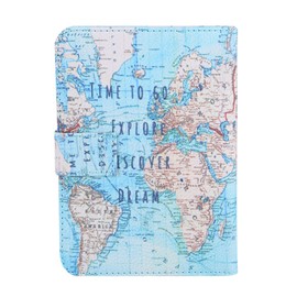 Passport Holder,Cute Printing PU Leather Passport Holder Cover ID Credit Cards Case(3#)