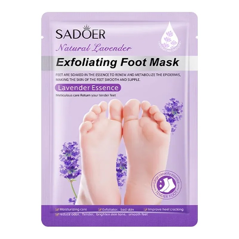 Mascarilla Exfoliante Para Pies - Pack De 5 Pares Para