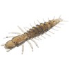 NIKKO Zaza hellgrammite Artificial Fishing baits, Green Pumpkin, 3 inch