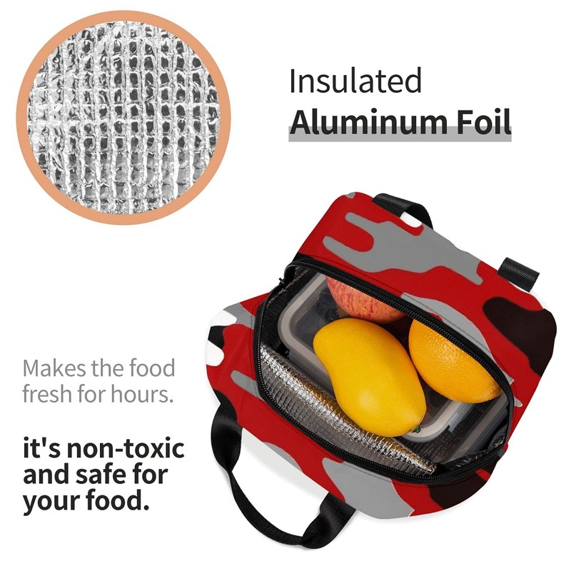 Insulated Lunch Bag Reusable Lunch Box, Cooler Lunch Tote Bag