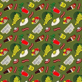 Wild Horses Magnetic Golf Towel - Waffle Weave Microfibre Cleaning Towel with Magnet (Breakfast Balls)