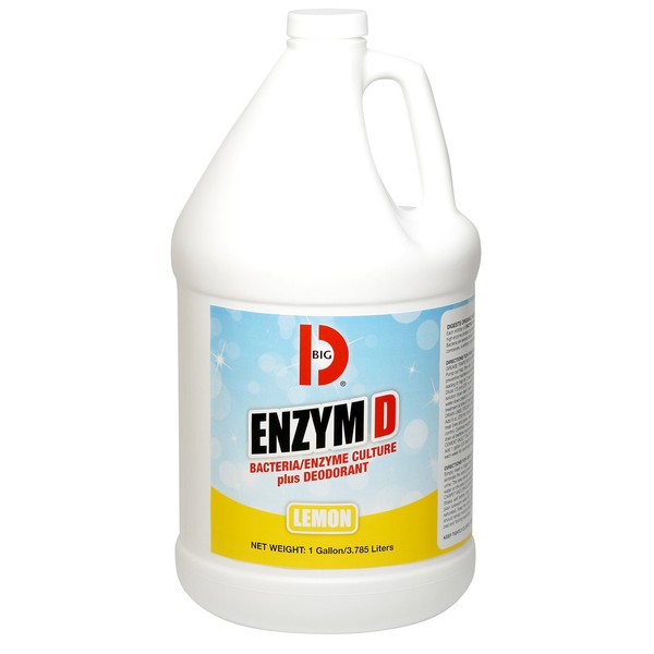 Big D Enzym D Bacteria/Enzyme Culture plus Deodorant, (4) 1-Gal Bottles