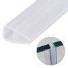 Shower Door Seal Strip, 2 Meters Weatherproof U Shape Silicon