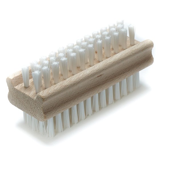 Konex Non-Slip Wooden Two-sided Hand and Nail Brush