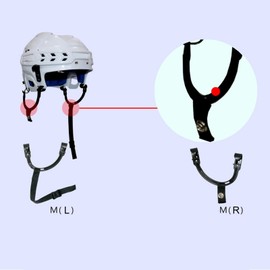 Harilla Ice Hockey Helmet Repair Ice Hockey Helmet Tools Practical Components Practical Helmet Accessories Helmet Hardware for Football C Strap with Strap