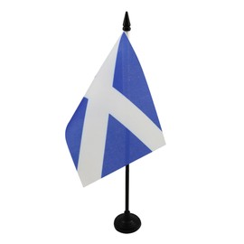 AZ FLAG - Table Flag Scotland - 15 x 10 cm - Scottish Table Flag 10 x 15 cm - Flags